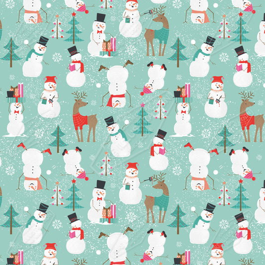 00034982GEG- Gill Eggleston is represented by Pure Art Licensing Agency - Christmas Pattern Design