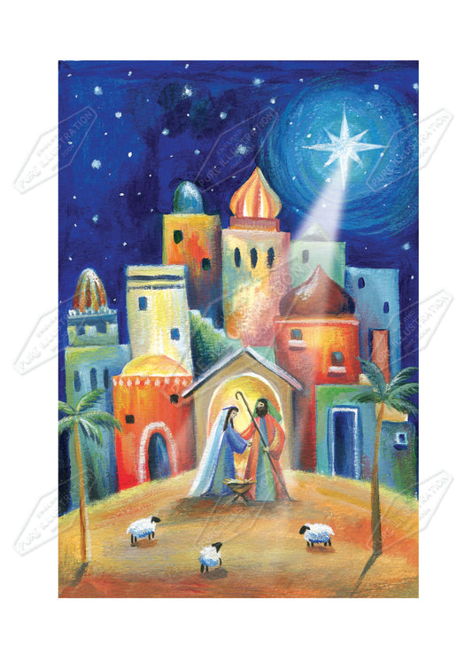 00034990DEV - Deva Evans is represented by Pure Art Licensing Agency - Christmas Greeting Card Design