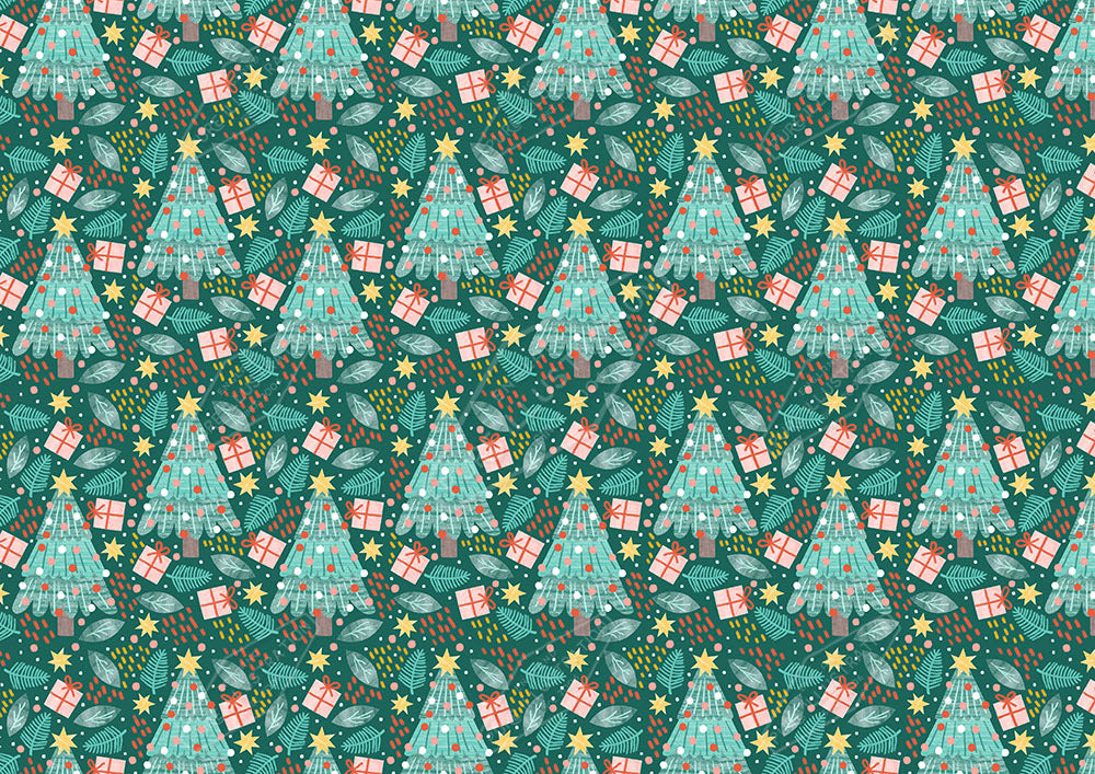 00035003LBR- Leah Brideaux is represented by Pure Art Licensing Agency - Christmas Pattern Design