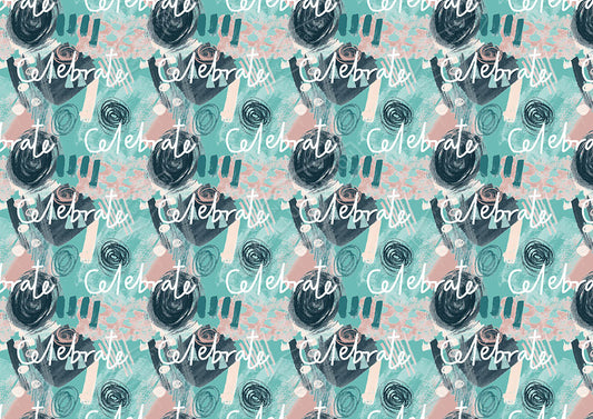 00035005LBR- Leah Brideaux is represented by Pure Art Licensing Agency - Birthday Pattern Design
