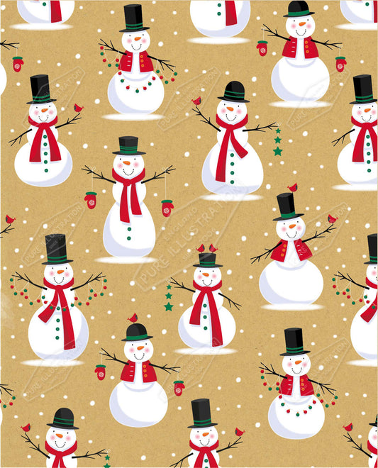 00035091SPI- Sarah Pitt is represented by Pure Art Licensing Agency - Christmas Pattern Design