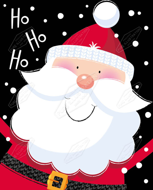 00035164SPI- Sarah Pitt is represented by Pure Art Licensing Agency - Christmas Greeting Card Design