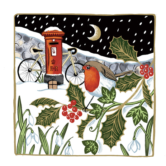 00035227DEV- Deva Evans is represented by Pure Art Licensing Agency - Christmas Greeting Card Design