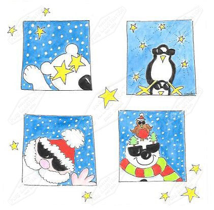00035377CKO- Carla Koala is represented by Pure Art Licensing Agency - Christmas Greeting Card Design