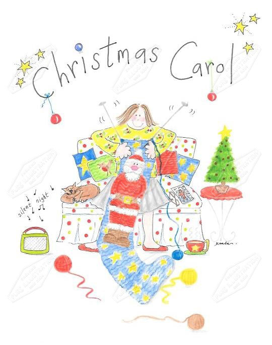 00035397CKO- Carla Koala is represented by Pure Art Licensing Agency - Christmas Greeting Card Design