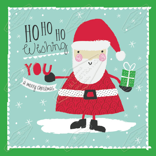 00035420IMC- Isla McDonald is represented by Pure Art Licensing Agency - Christmas Greeting Card Design