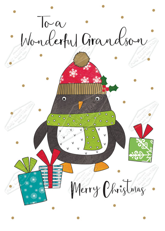 00035425IMC- Isla McDonald is represented by Pure Art Licensing Agency - Christmas Greeting Card Design