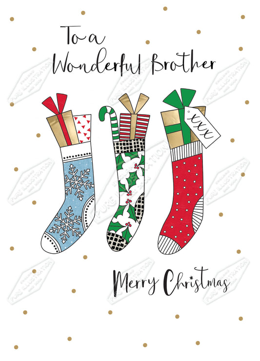 00035431IMC- Isla McDonald is represented by Pure Art Licensing Agency - Christmas Greeting Card Design