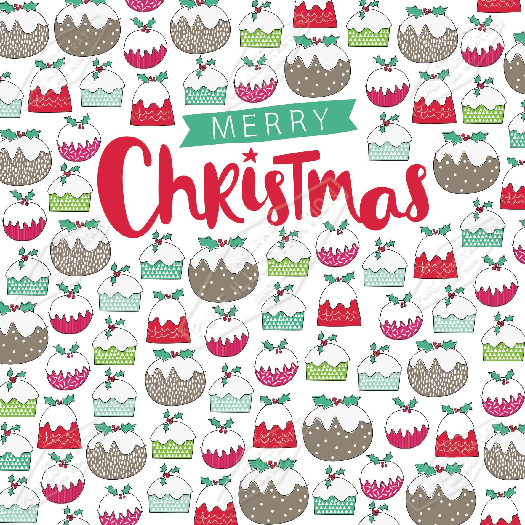 00035435IMC- Isla McDonald is represented by Pure Art Licensing Agency - Christmas Pattern Design