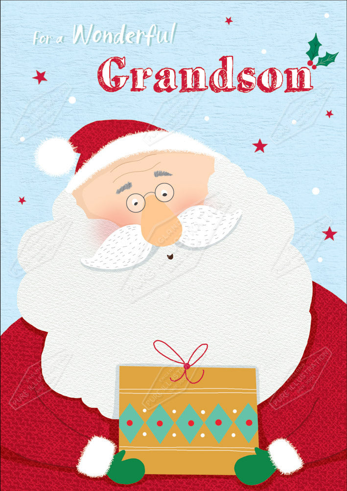 00035454CRE- Cory Reid is represented by Pure Art Licensing Agency - Christmas Greeting Card Design