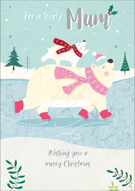 00035455CRE- Cory Reid is represented by Pure Art Licensing Agency - Christmas Greeting Card Design