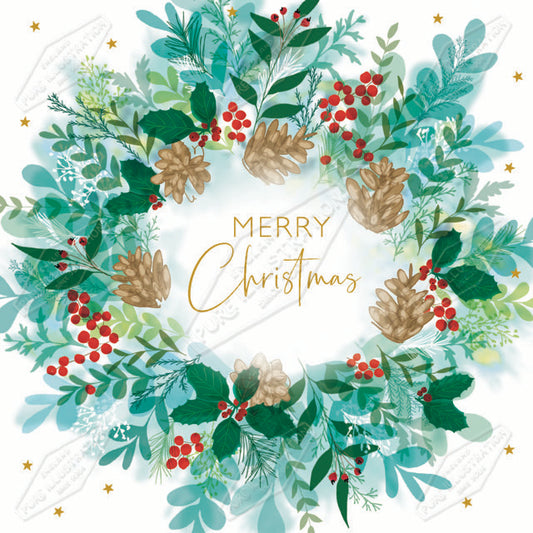 00035468CMI - Caitlin Miller is represented by Pure Art Licensing Agency - Christmas Greeting Card Design
