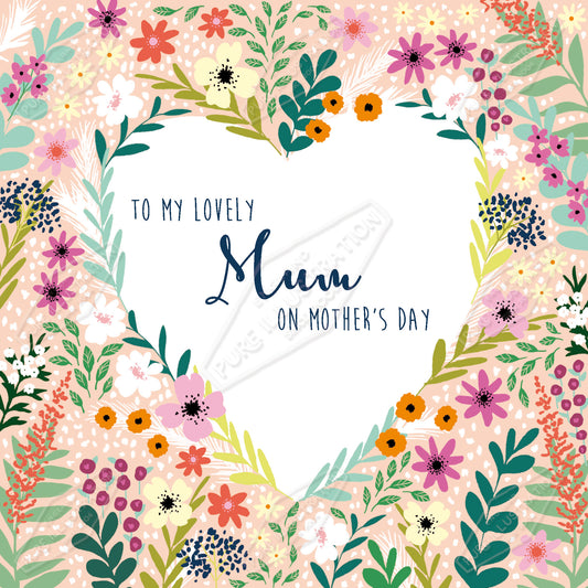 00035478CMI - Caitlin Miller is represented by Pure Art Licensing Agency - Mother's Day Greeting Card Design