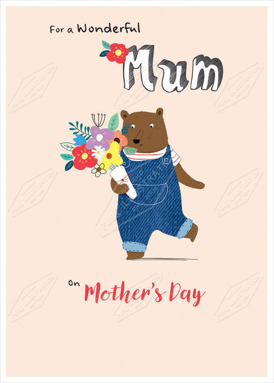00035541CRE - Cory Reid is represented by Pure Art Licensing Agency - Mother's Day Greeting Card Design