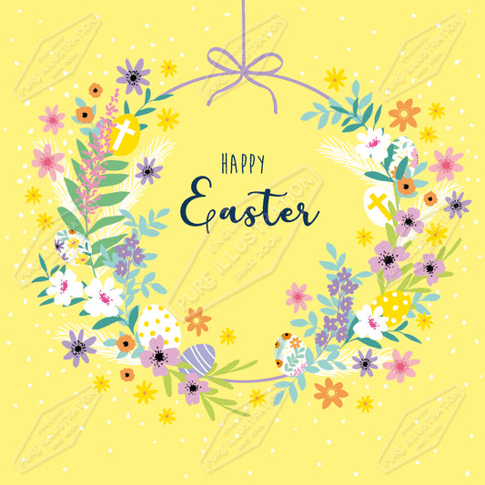 00035549CMI - Caitlin Miller is represented by Pure Art Licensing Agency - Easter Greeting Card Design