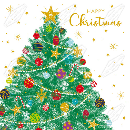 00035572CMI - Caitlin Miller is represented by Pure Art Licensing Agency - Christmas Greeting Card Design